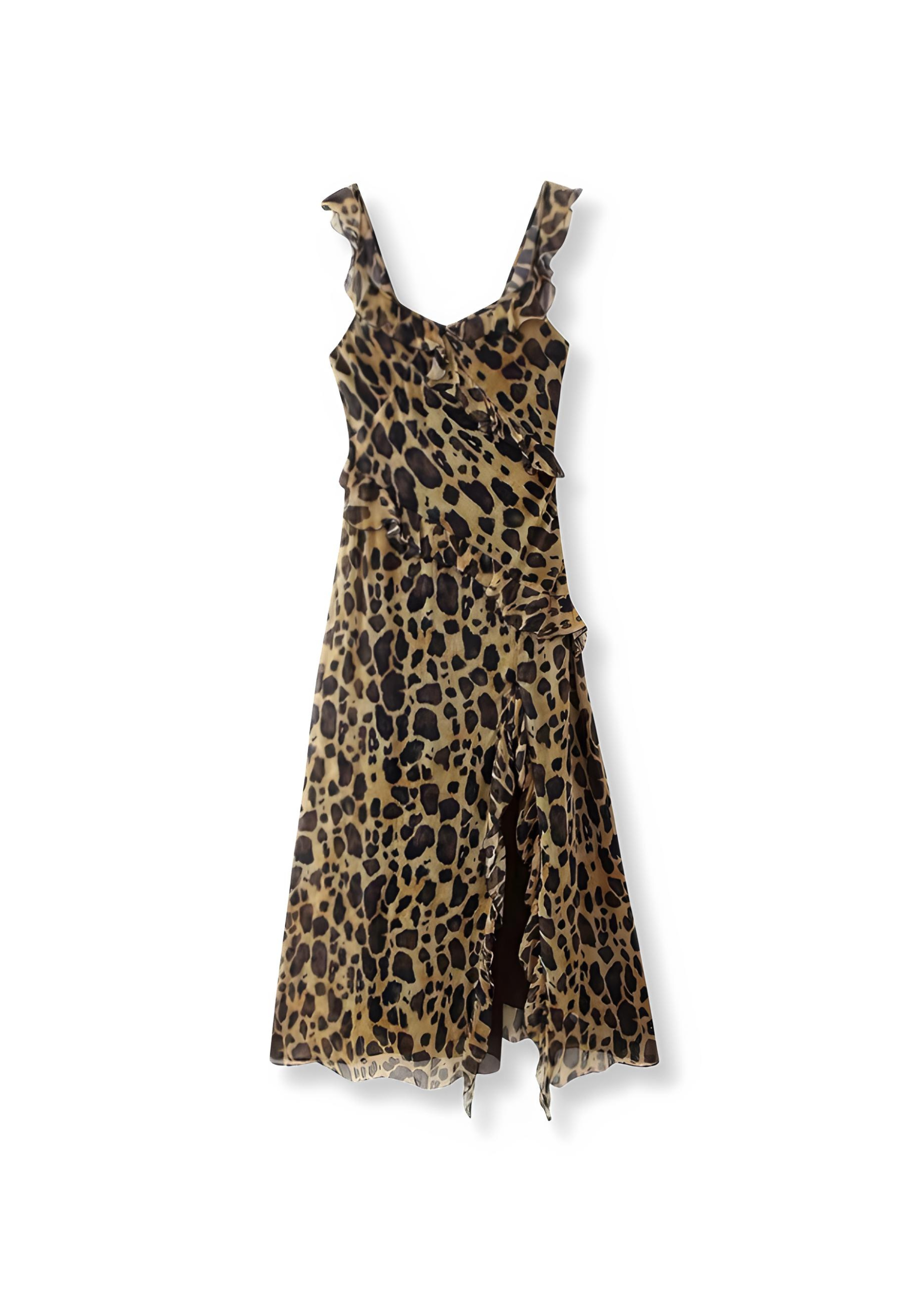 KLEID MIT TIGERMUSTER